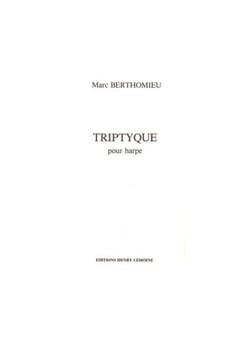 Triptyque - partition harpe