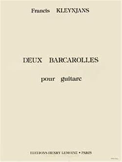 2 Barcarolles - partition guitare