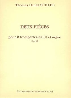 Pièces (2) Op.19 - partition trompette et orgue