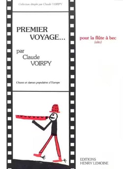 Premier Voyage - partition flûte à bec alto