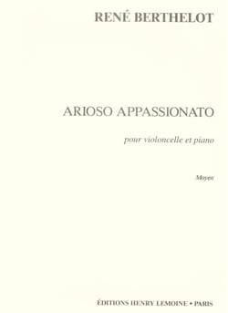 Arioso appassionato - partition violoncelle