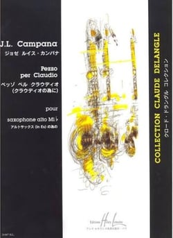 Pezzo per Claudio - partition saxophone alto