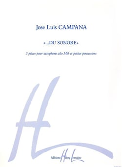 Du sonore - partition saxophone MIB