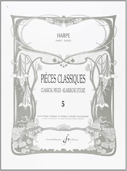 Pièces (5) - partition harpe
