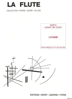 Litanie - partition mezzo-soprano et flûte