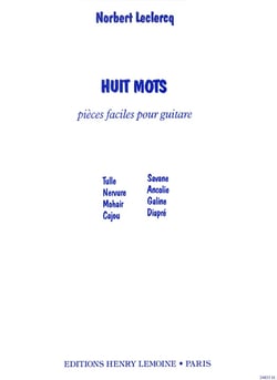 Mots (8) - partition guitare