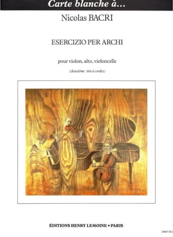 Esercizio per archi - partition trio à cordes