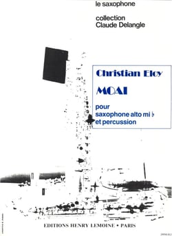 Moai - partition saxophone MIB et percussion