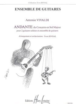 Andante du Concerto en sol maj. - partition guitare