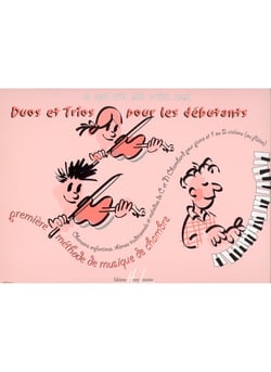 Je joue avec mes petits amis --- 1 ou 2 violons (ou flutes) et piano