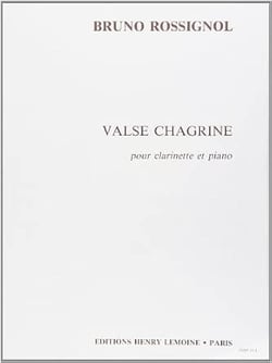 Valse chagrine - partition clarinette