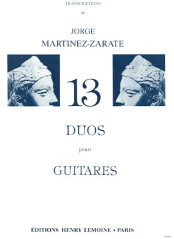 13 Duos - transcription - partition guitare