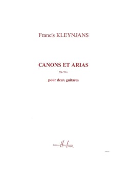 Canons et Arias Op.92a - partition guitare
