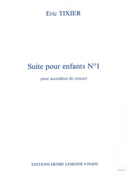 Suite pour Enfants No.1 - partition accordéon