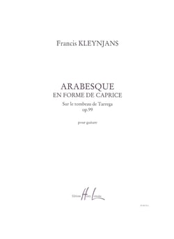 Arabesque en forme de caprice - partition guitare