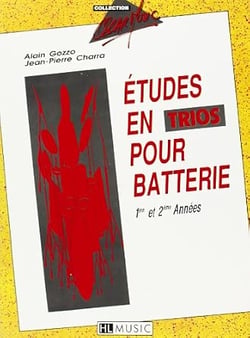 Études en trios - partition batterie