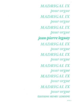 Madrigal IX - partition orgue
