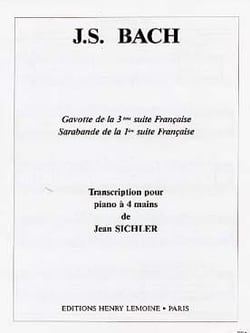 Sarabande et Gavotte - partition Piano
