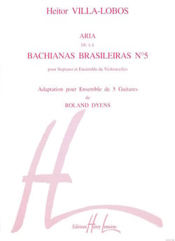 Bachianas Brasileiras n°5 : Aria - partition guitare