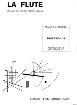 Répétition 75 - partition flûte et clarinette