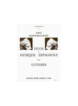 Duos de musique espagnole - partition guitare