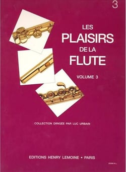Les Plaisirs de la flûte Vol.3 - partition flûte