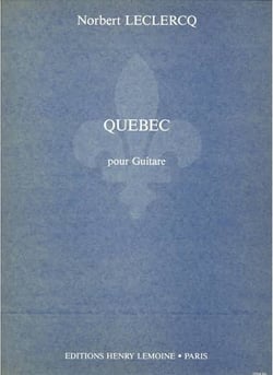 Québec - partition guitare