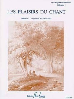 Les Plaisirs du chant Vol.1 - partition voix
