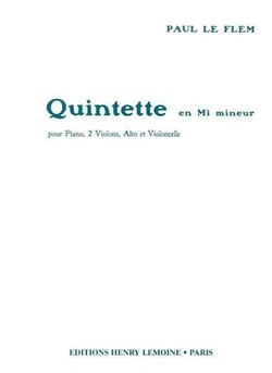Quintette - partition 2 violon, alto, violoncelle