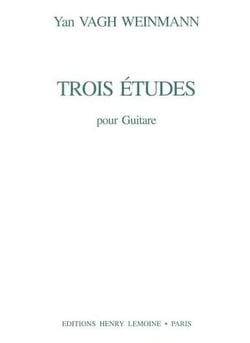 Études (3) - partition guitare