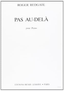 Pas au-delà - partition Piano