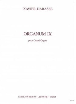 Organum IX - partition orgue