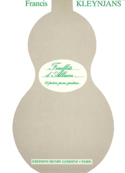 Feuillets d'album - 10 pièces pour guitare