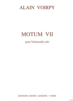 Motum VII - partition violoncelle