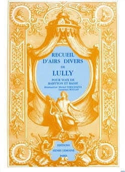Recueil d'Airs Divers - partition baryton ou basse