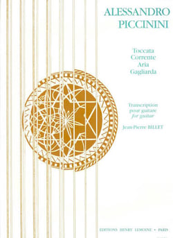 Toccata, Corrente, Aria, Gagliarda - partition guitare