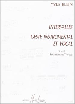 Intervalles et geste instrumental et vocal Vol.1 - Secondes et tierces