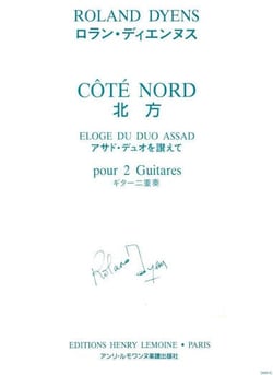 Côté Nord - partition guitare