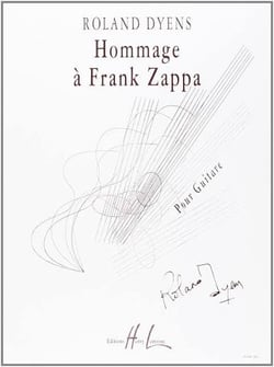 Hommage à Franck Zappa - partition guitare