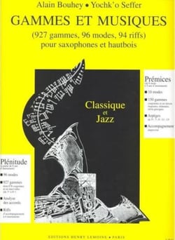 Gammes et musiques - partition saxophone ou hautbois