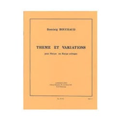 Thème et variations - partition harpe