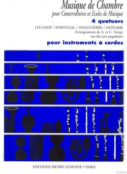 Quatuors (4) - partition quatuor à cordes