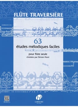 63 Études mélodiques faciles - partition flûte - débutant