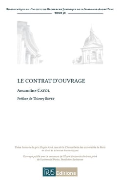 Le contrat d'ouvrage