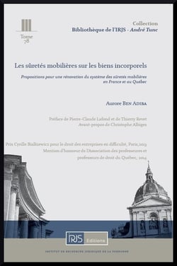 Les suretes mobilieres sur les biens incorporels  (comparaison france-quebec)
