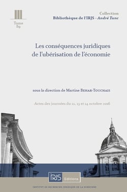 Les consequences juridiques de l'uberisation de l'economie