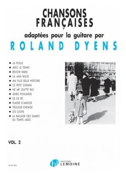 Chansons françaises Vol.2 - partition guitare