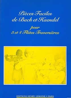 Pièces faciles - 3 et 4 flûtes - partition flûte - débutant