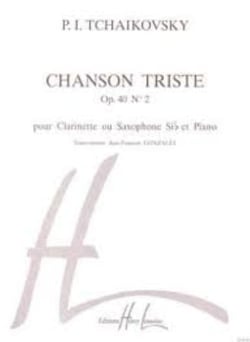 Chanson triste Op.40 n°2 - partition clarinette
