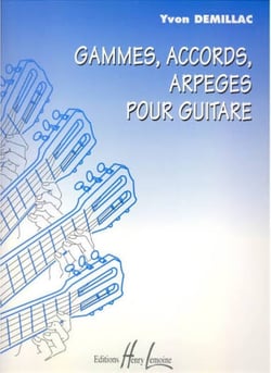 Gammes, accords, arpèges pour guitare - partition guitare
